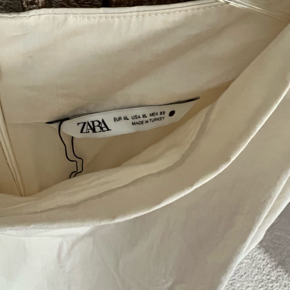 Zara zw collection bullon cream top - Picture 7 of 10